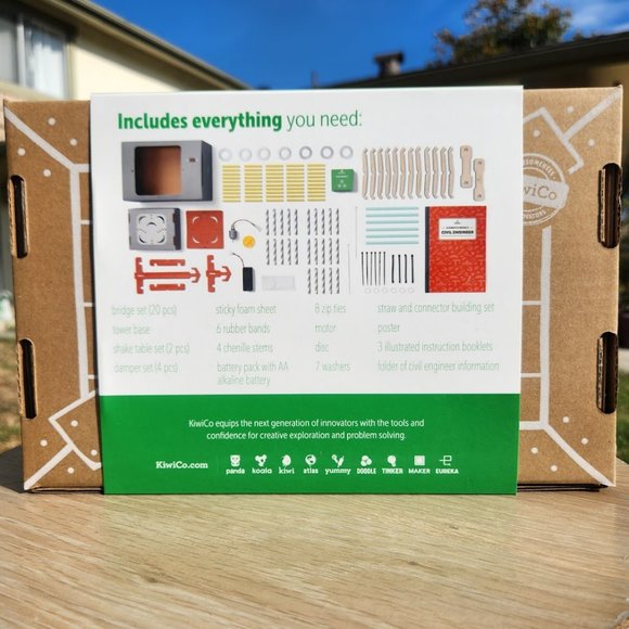 KiwiCo Civil Engineer Starter Kit Craft Science Set Kiwi Co. STEM Engineering Sh - Picture 10 of 16